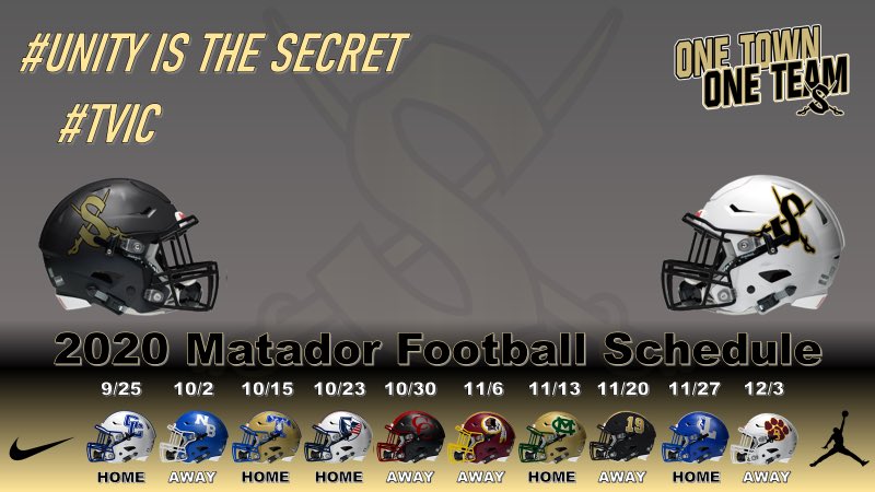 CoachTBush's tweet photo. In exactly 59 days, your @Seguin_Football Matadors will be warming up for the first ball game in the new Matador Stadium!! 
#SwordsUp⚔️
#OneTownOneTeam https://t.co/rX4fKg0xON