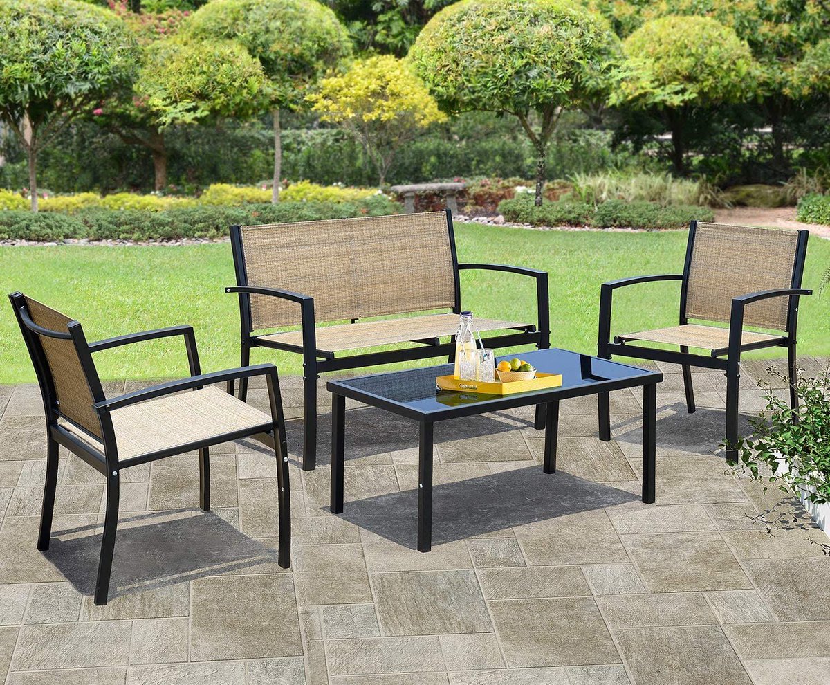 Fat Kid Deals On Twitter 4 Piece Patio Furniture Set 159 98 Https T Co 5w0ei4nxzt