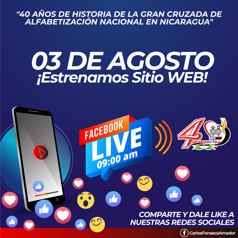 AEPCFA's tweet photo. 40 Aniversario de la Gran Cruzada de Alfabetización en Nicaragua

#CNA #AEPCFA https://t.co/S8QTveGg4n