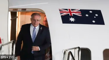 And on the third day,  #ScottyTheSaviour rose from the bed, and rolled back the stone from the tomb, and returned to Canberra for a few days to save humanity (again).