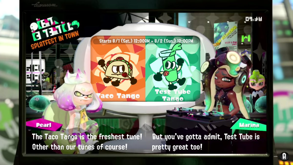 SamCookieLord's tweet photo. Oh? What's this..? A new splatfest?
#testtubetango #tacotango https://t.co/7c3NwrTtZi