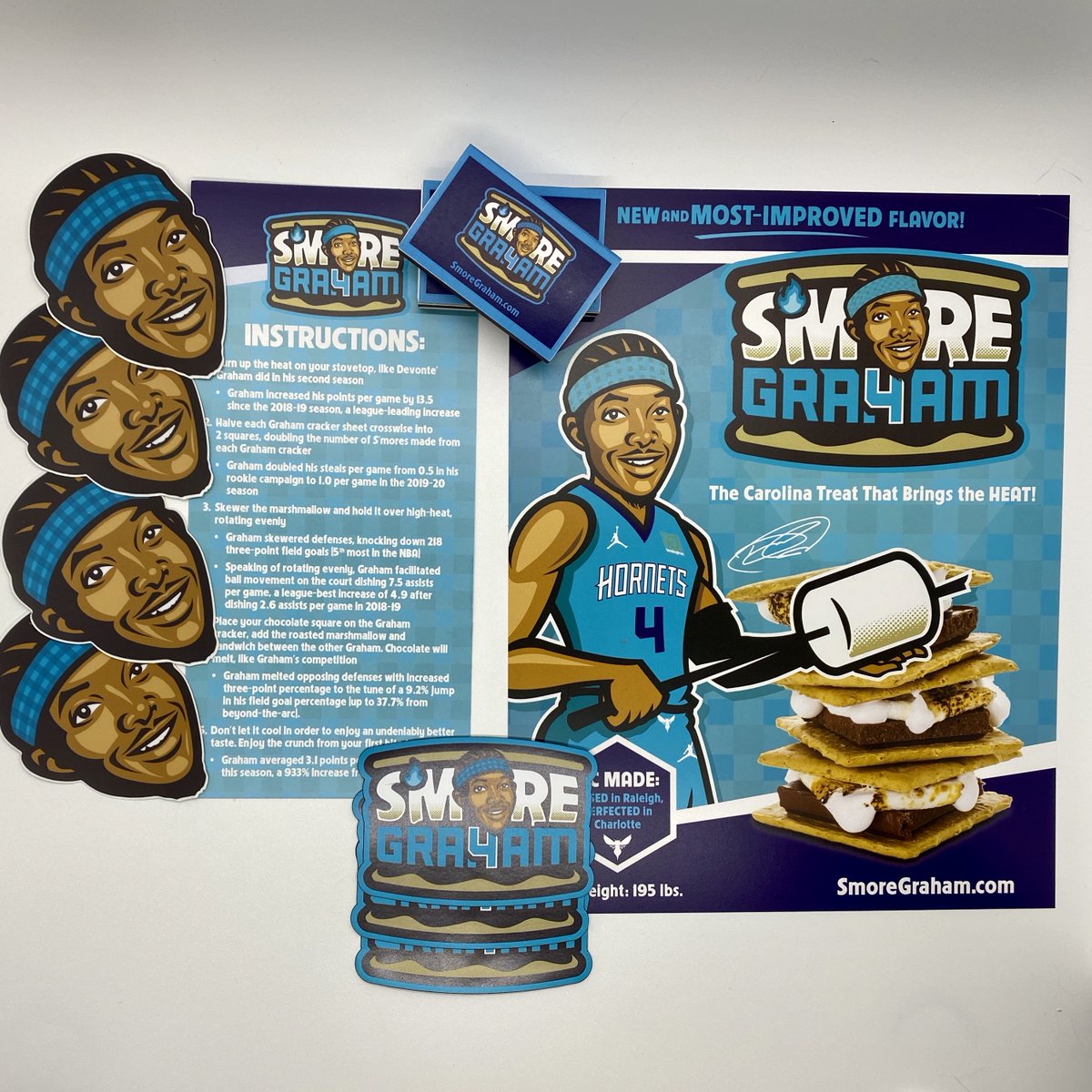hornets's tweet photo. Everyone could use Sβmore Graham π Comment with your favorite @Devonte4Graham moment for a chance to win a #SmoreGraham prize pack! https://t.co/FVVISoCPyV