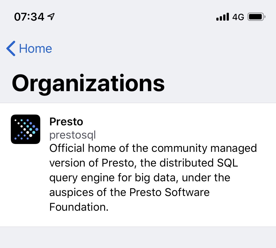 01mlsx's tweet image. 在开源领域我也算是有组织的人了
#prestosql