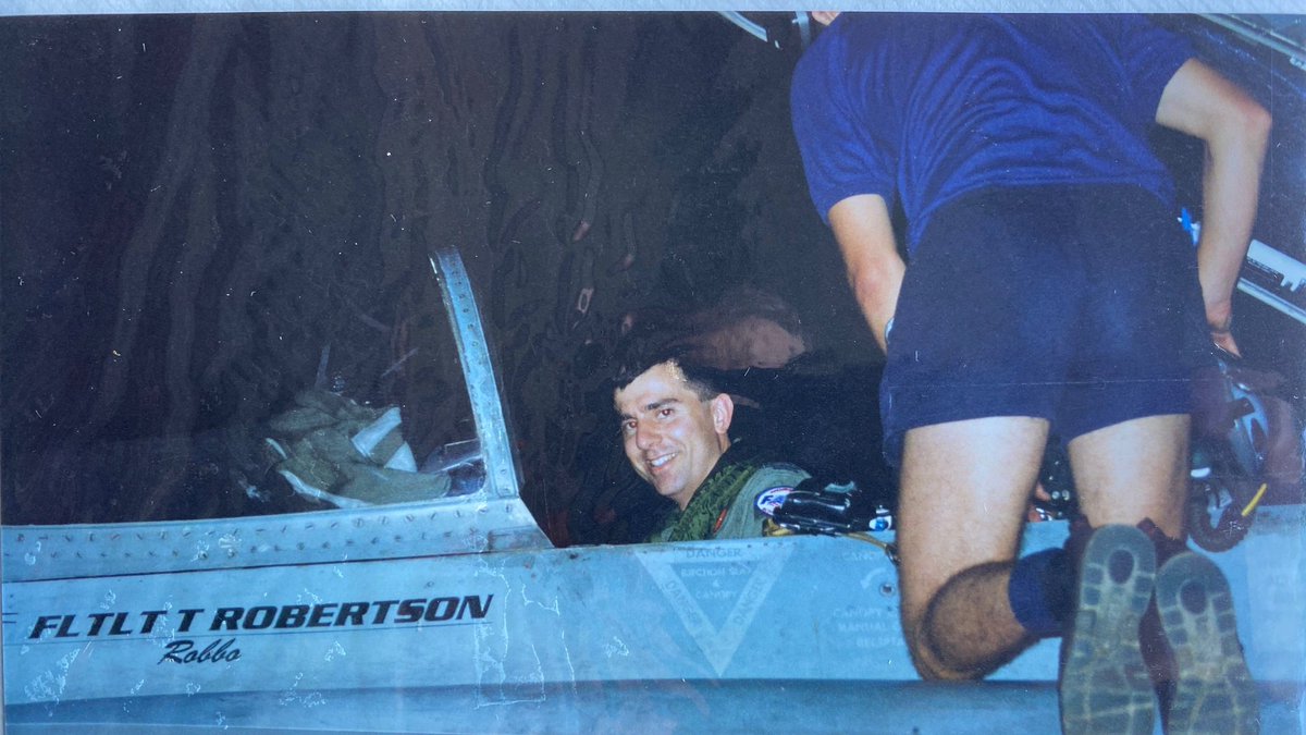 1997: Here’s an Easter Egg - Can you recognise the pilot of this Hornet? Here’s a hint – that’s not his name on the side….