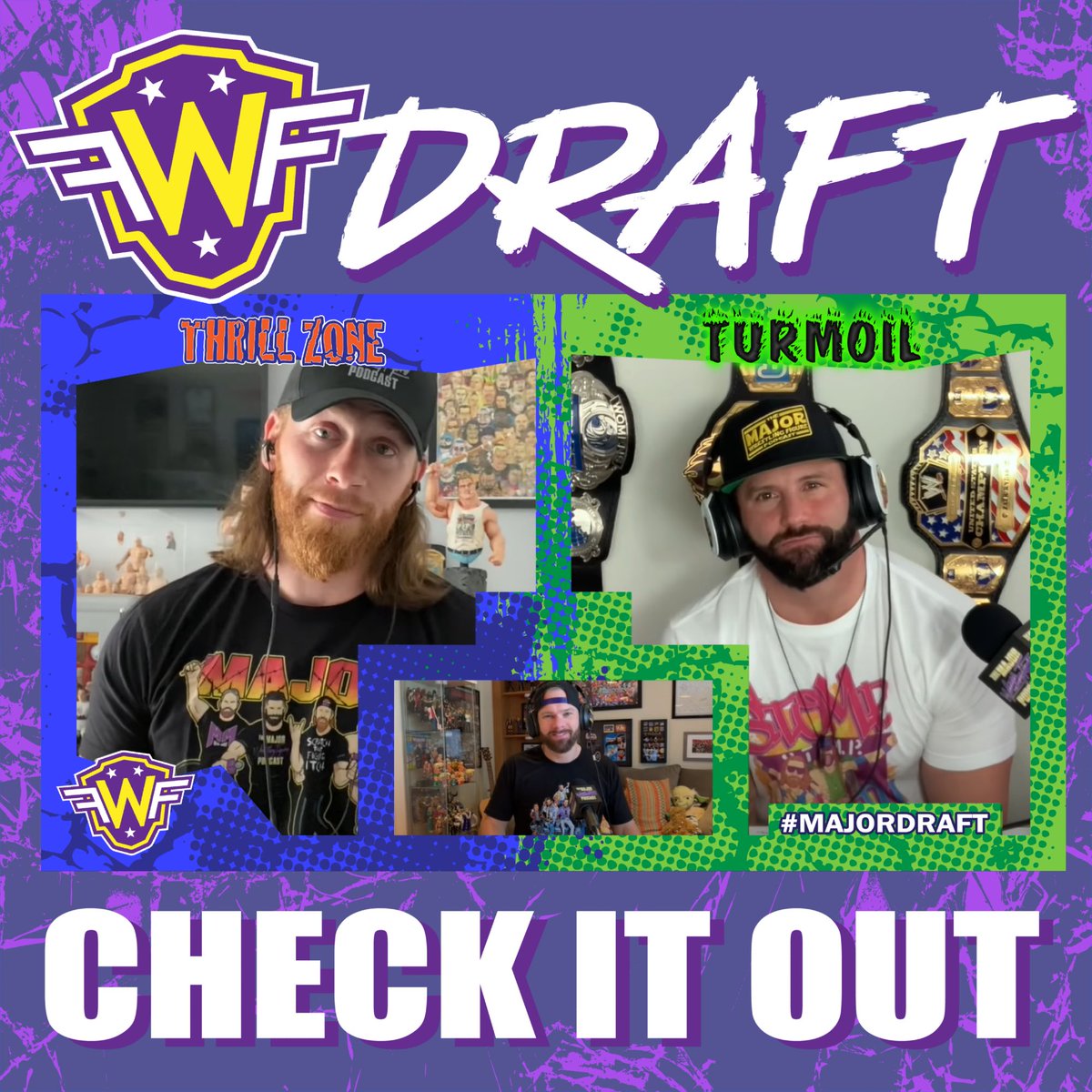 TTDWrestling's tweet photo. If you haven’t already, head on over to the @MajorWFPod YouTube channel and check this out!! Loadsa fun, you won’t regret it! #majorwfpod #fwf #fwfdraft #MajorDraft https://t.co/lv415cLUBZ