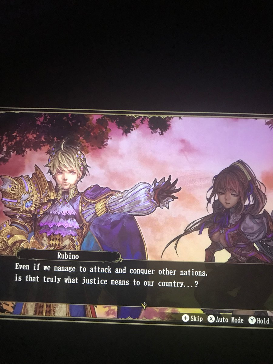 broke quickly and defeated the forces of Professor Hannem- I mean Alsin. After the fight, we had a nice moment between two friends as we questioned what the war brings next. So far the run is going well. No dead friends yet and I’m about to bring in some more draftees. (2/2)