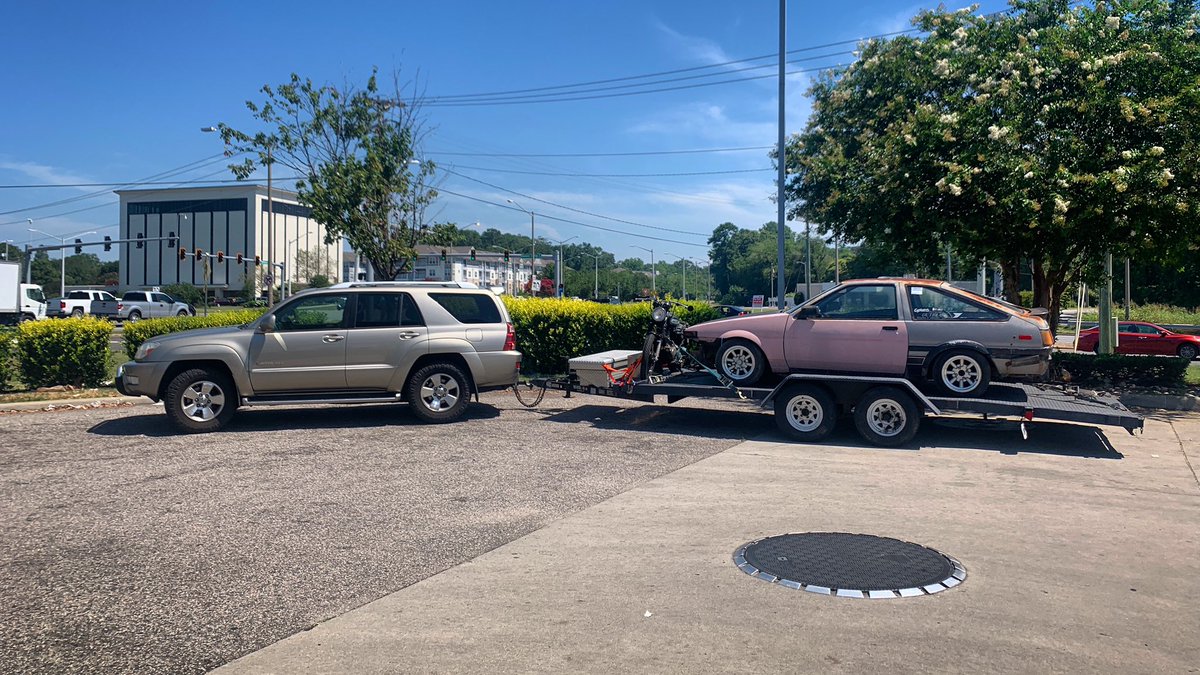 conspire's tweet image. Corolla #3. Thanks @lookoutdrifter. I got my work cut out for me, so let’s see how many years this takes | #toyota #corolla #gts #ae86 #lookoutdrift #usdrift