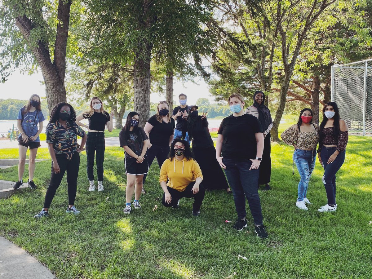 Socially distanced AVID grad party: success! Thankful to have today to send these seniors off to their futures! Like this if we look like the coolest album cover you’ve ever seen. #ephsavid #ephsinspire