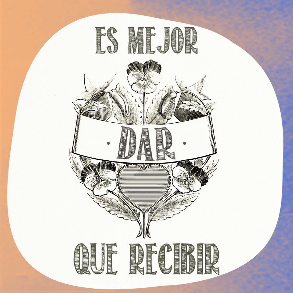 Es mejor dar que recibir. 
⠀
Recordá ver el video de hoy:
▶️ youtu.be/-qziK7CrtM0
Ayudanos a compartir este mensaje con todos tus amigos.
⠀
#ArgentinaOramosPorVos #40Días2020