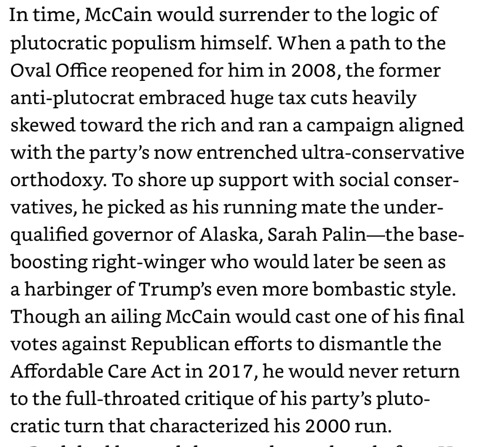 12/ By outsourcing voter mobilization to outrage-stoking entities, the GOP establishment found it harder to chart a moderate course. Even Romney and McCain had to make deals with the extremists.Example, their VP choices. Also see: