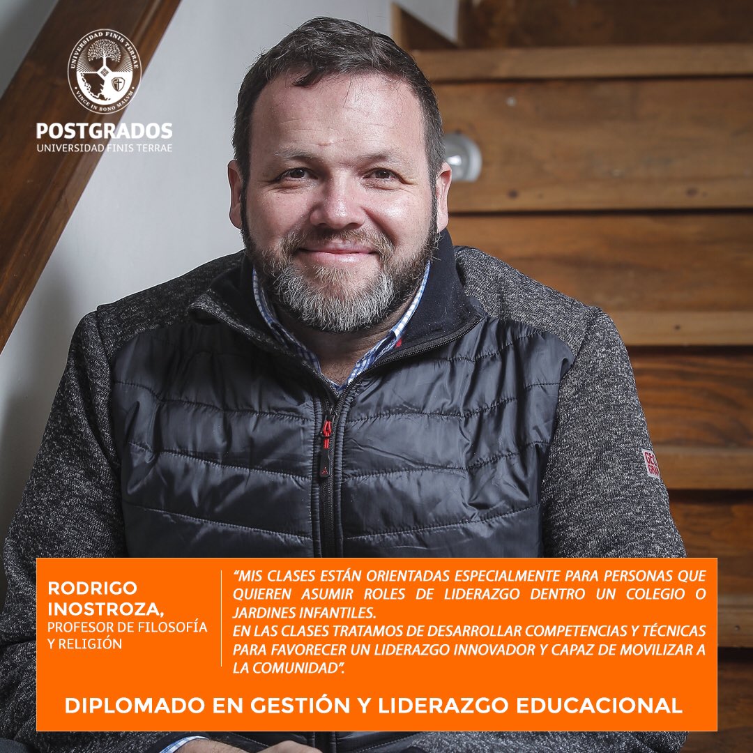 Edu_Postgrados's tweet photo. 👨🏻‍🏫 Rodrigo Inostroza, profesor del diplomado en Gestión y Liderazgo, tiene más de 10 años de experiencia como director de colegios.⁣⁣
⁣⁣▶️ Diplomado versión online-sincrónica. 
↪️ Inicio de clases: 21 de agosto
Conoce más de este programa en https://t.co/DEZqHh0nJR ⁣
⁣ https://t.co/AlHYTN0CUa