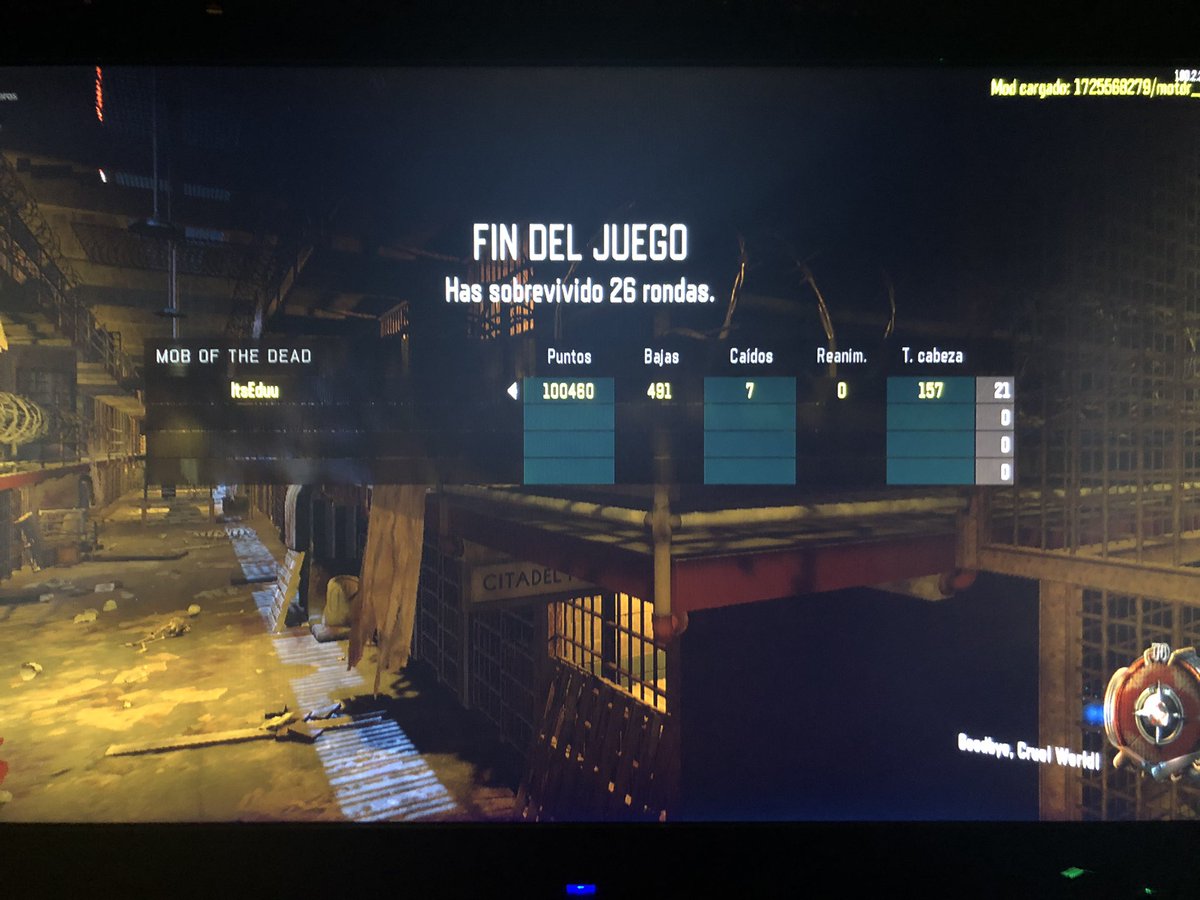 ItsEduu13's tweet photo. Primer intento e Easter Egg hecho. Que grandes recuerdos acabo de volver a vivir. Ojalá mas mapas como este #MODT
Pensé que se me iban a olvidar cosas pero no fue así XD https://t.co/hsykVSH0Yg