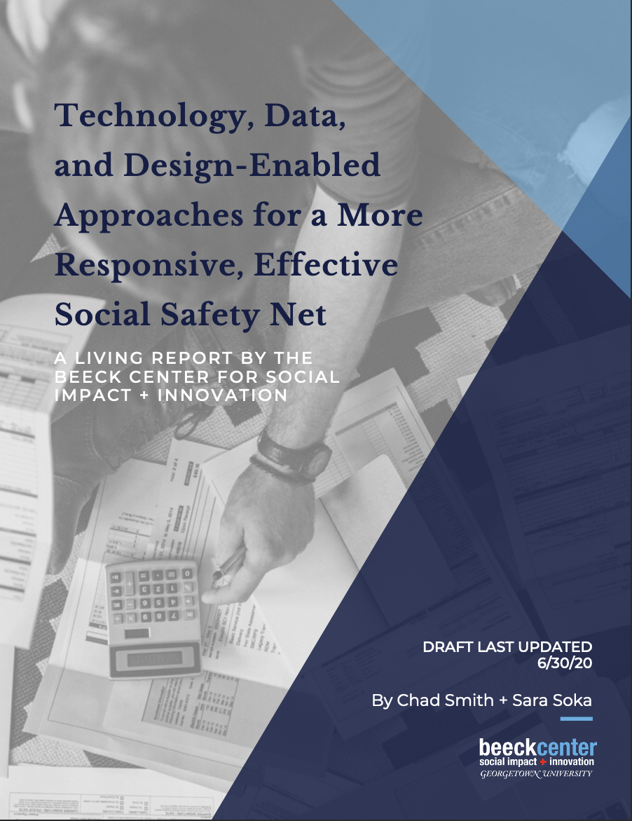 New research published by <a href="/BeeckCenter/">Beeck Center</a> highlights leading-edge efforts made by STC partner organizations and others to modernize the social safety net and make it easier for people to access public benefits. See the report at bit.ly/3hIyZ0k