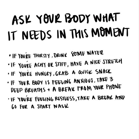 Preventionaus's tweet photo. This is you #humpday reminder to check in with your body. What do you need? 

#preventionmagazine #preventionaustralia #healthylifestyle #fitness #health #strength #womenshealth #hormones #menopause #weightloss #motivation #selfcare https://t.co/IreUzF4EpA