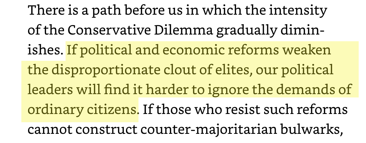15/ The solution (from the authors of Let them Eat Tweets) is political and economic reforms to weaken the disproportional clout of the plutocracy.From me: The only way we can begin to institute those reforms is for the GOP to be swept from power in November.