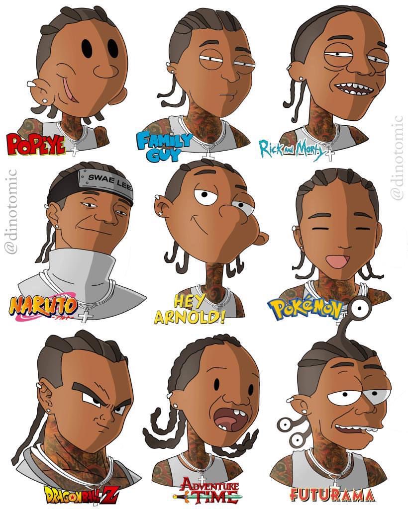 SwaeLee's tweet image. Me in Cartoon forms 👀 which one is your favorite ?