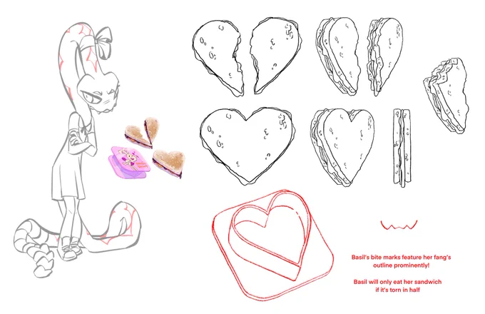 first things, hi to all you new peeps &amp; welcome!! ? i had been planing to post more of basil's lunch anyways, so here's some other pieces/thought process! i had a LOT of fun w the Rat Tails ? 