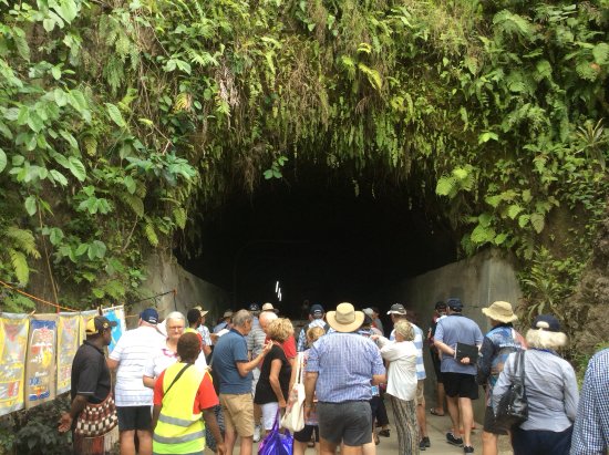 4/6: Many concrete bunkers and extensive deep tunnels constructed by Indian POWs are still visible. Some contain rusted old barges. At least today some good has come from the hard work of the Indian troops, which has enabled local villagers to earn some rare tourist money.