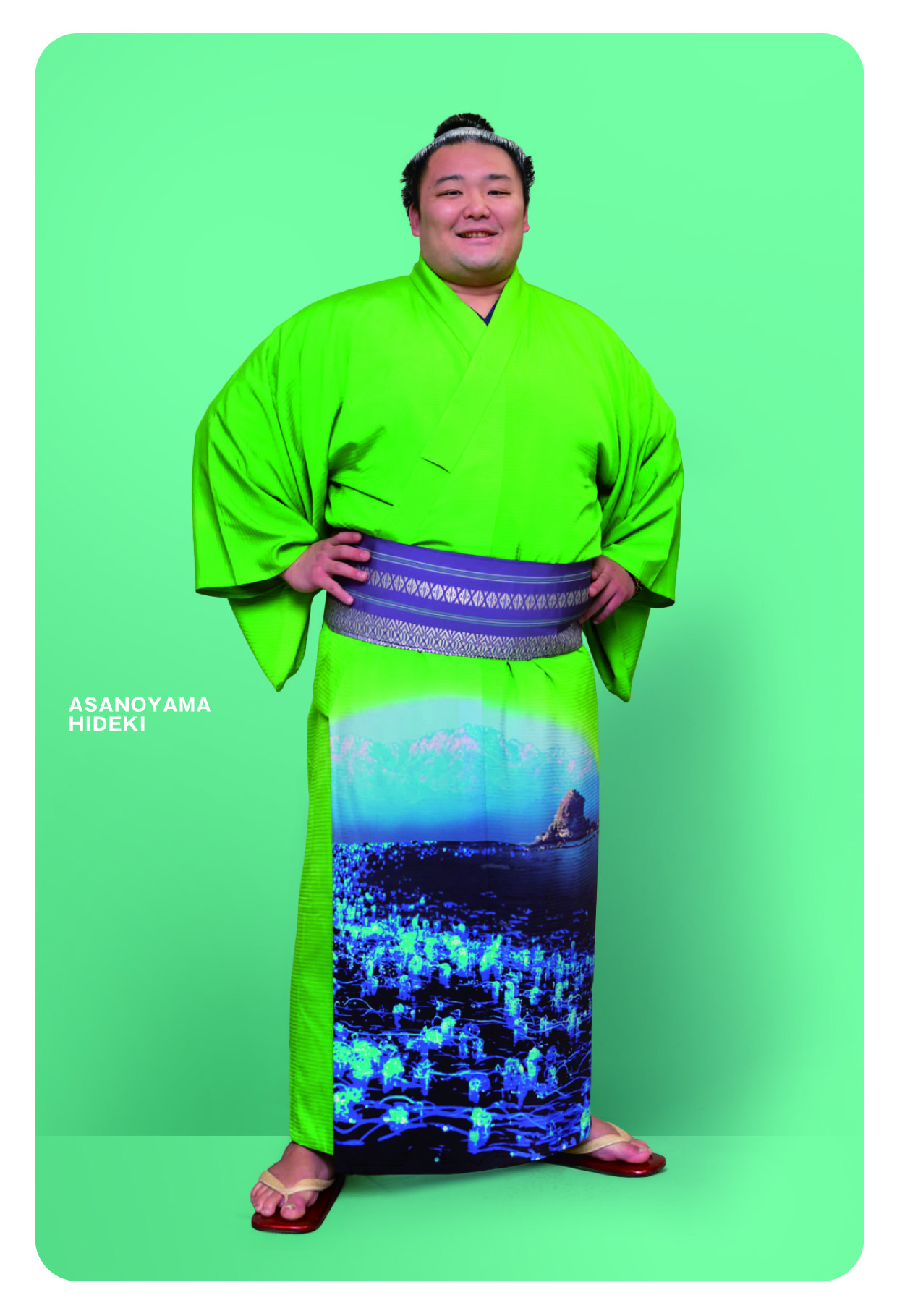 朝乃山 浴衣 反物 朝乃山 浴衣 反物