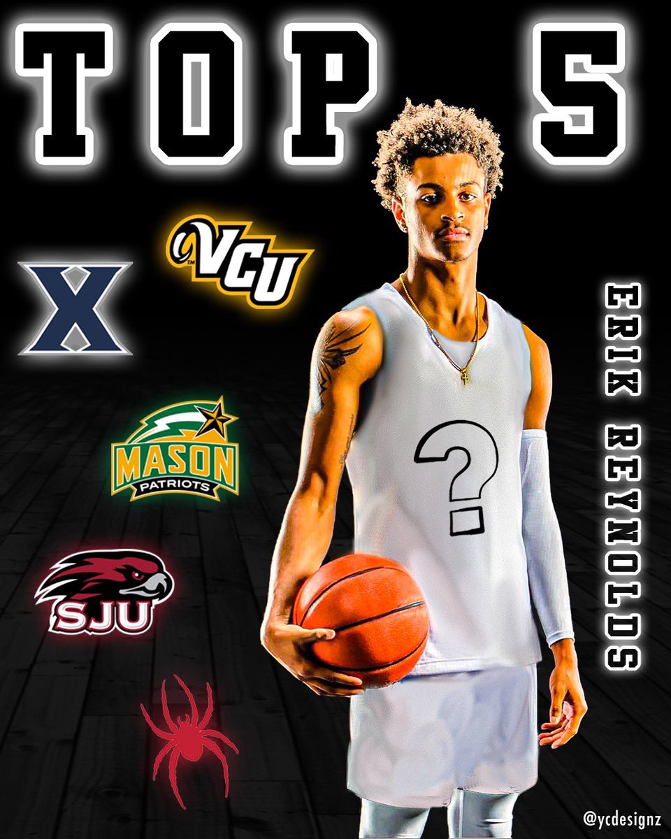 My final 5 list of schools..I’m truly blessed and humbled💯🙏🏽