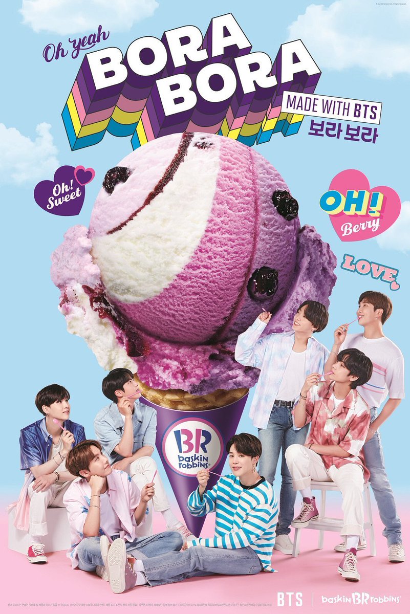blackxagustd's tweet photo. BTS x Baskin Robbins
BORA BORA Made With BTS
#BTS #방탄소년단 @BTS_twt https://t.co/xCLtuEsSje