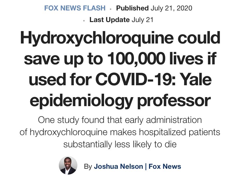 But that didn’t stop the fascination, sensationalization, or the politicization Of this debunked “miracle-cure”