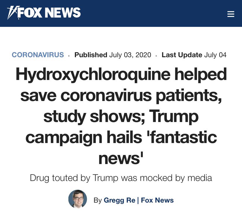 But that didn’t stop the fascination, sensationalization, or the politicization Of this debunked “miracle-cure”