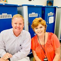 Mr. Mitchell and Mrs. Stribling are excited and proud to be Soaring Eagles!