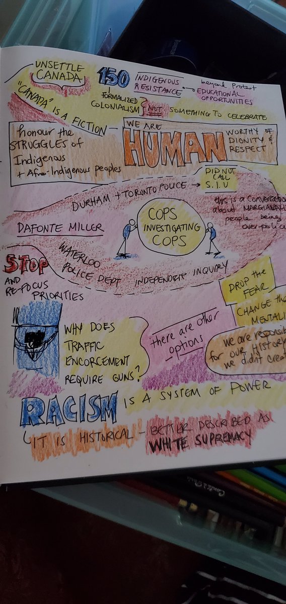 giuliaforsythe's tweet photo. An Evening with @DesmondCole @KitchLibrary #85Queen #viznotes Time for Canadian silence to move to URGENCY https://t.co/ExD7RpNQKC