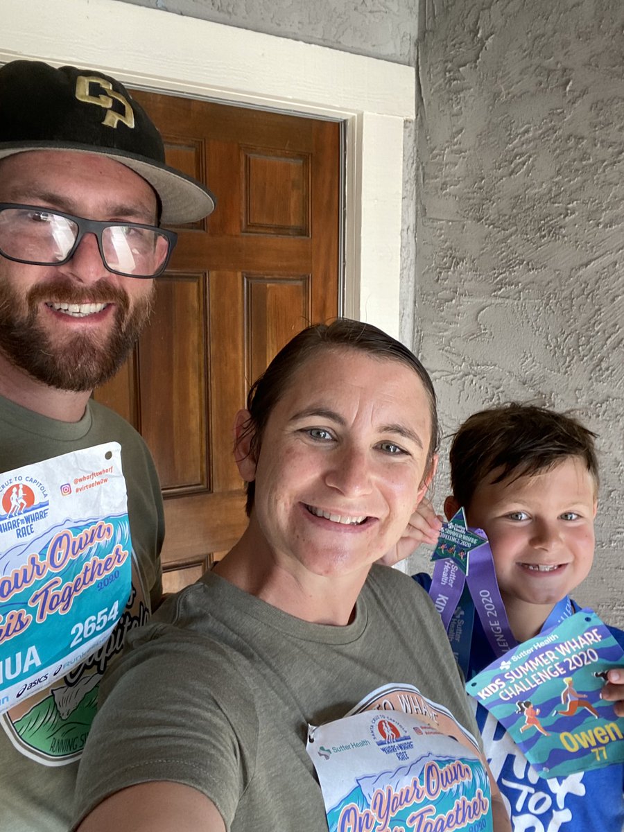 pedrozo2020's tweet photo. The Wharf to Wharf race from Santa Cruz to Capitola is a tradition that we do every year. There may not be a warf to warf in #Merced to run to, but we still made the most of it! Thank you Reno for mapping the course and McNamara Sports for the shirts! https://t.co/gSESALLFbV