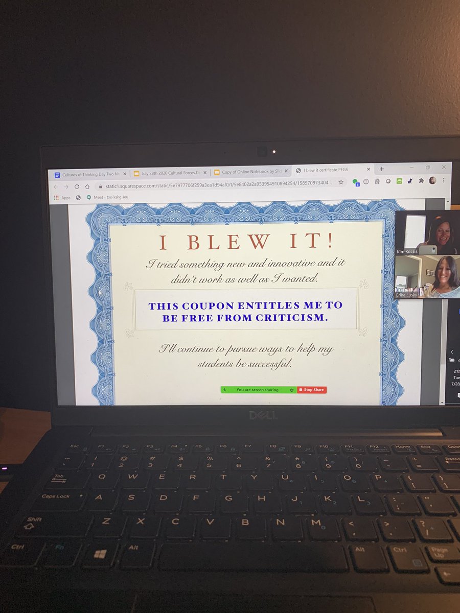 When you make a mistake and own it! Another great day with our CoT cohort in the books! <a href="/erika_lusky/">Erika</a> <a href="/CotOakland/">CoT Oakland</a>