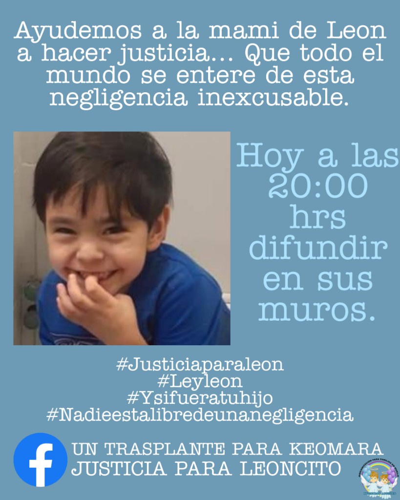 AngelesNuestros's tweet photo. #28Julio #justiciaparaleon #leyleon #ysifueratuhijo #nadieestalibredeunanegligencia @KEjecutiva @lasinvoz @lisbeth_LDHG https://t.co/xDgoFUoVR9