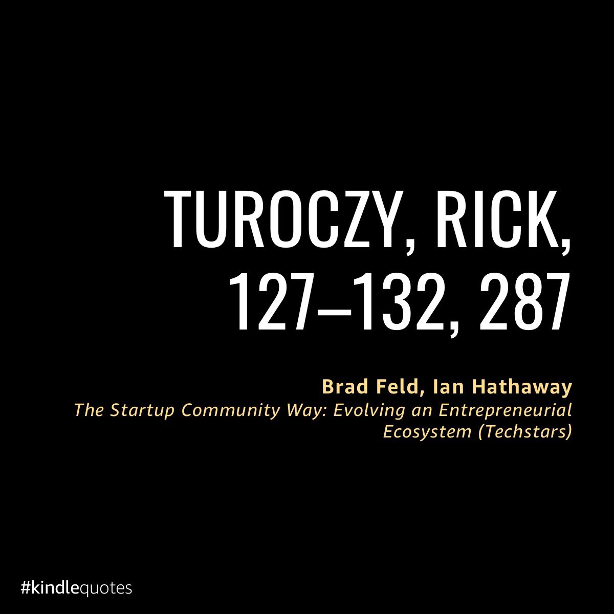 Rick Turoczy (@turoczy) on Twitter photo But it wasn’t until today that I had the opportunity to see a chunk of my own written content in print. In a book. Like an author. Thank you <a href="/bfeld/">Brad Feld</a> and <a href="/IanHathaway/">Ian Hathaway</a> for the opportunity. Congrats on the launch! Happy to be part of the <a href="/StartupCW/">Startup Community Way</a> amzn.to/39FluLZ But it wasn’t until today that I had the opportunity to see a chunk of my own written content in print. In a book. Like an author. Thank you <a href="/bfeld/">Brad Feld</a> and <a href="/IanHathaway/">Ian Hathaway</a> for the opportunity. Congrats on the launch! Happy to be part of the <a href="/StartupCW/">Startup Community Way</a> amzn.to/39FluLZ