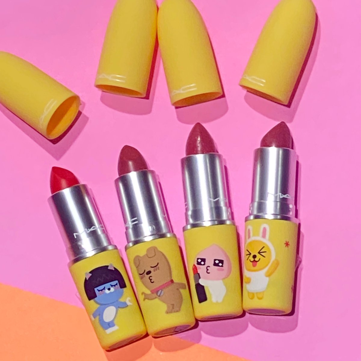西武渋谷店 Ar Twitter M A C カカオフレンズ 7月29日 水 限定発売 韓国最大のメッセンジャーアプリ カカオトーク との限定コラボコレクション オリジナルキャラクターがリップスティックのパッケージで登場 3 630円 全4色 A館1階 化粧品売場