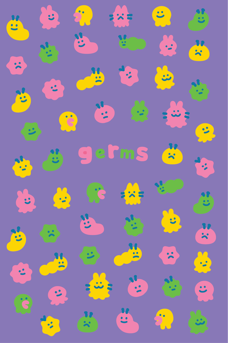 POKOPIPO's tweet photo. germs 🦠🐛
feel free to use as a phone wallpaper! then kids can be like "u got germs on ur phone?" https://t.co/QIiUwDPknn