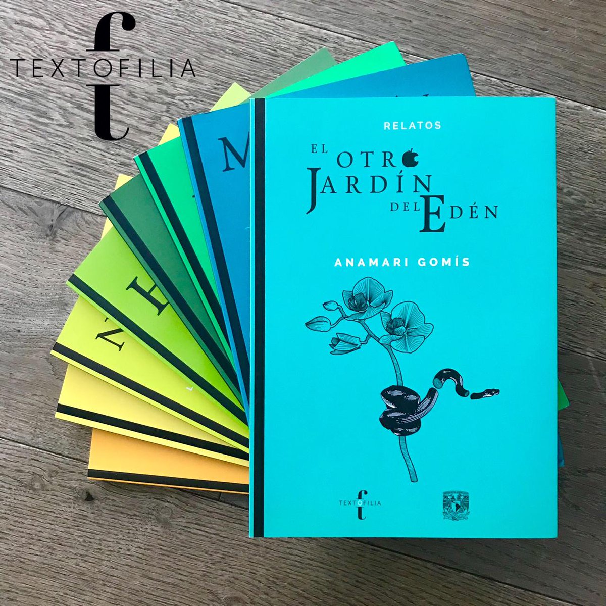 textofilia's tweet photo. Este jueves tendremos a @BerguaAna y @AnamariGomis para hablar sobre #ElOtroJardínDelEdén, que publicamos en coedición con la @UNAM_MX. No se lo pierdan, en punto de las 14hrs, por nuestra página de FB. https://t.co/OGmqUekx0P