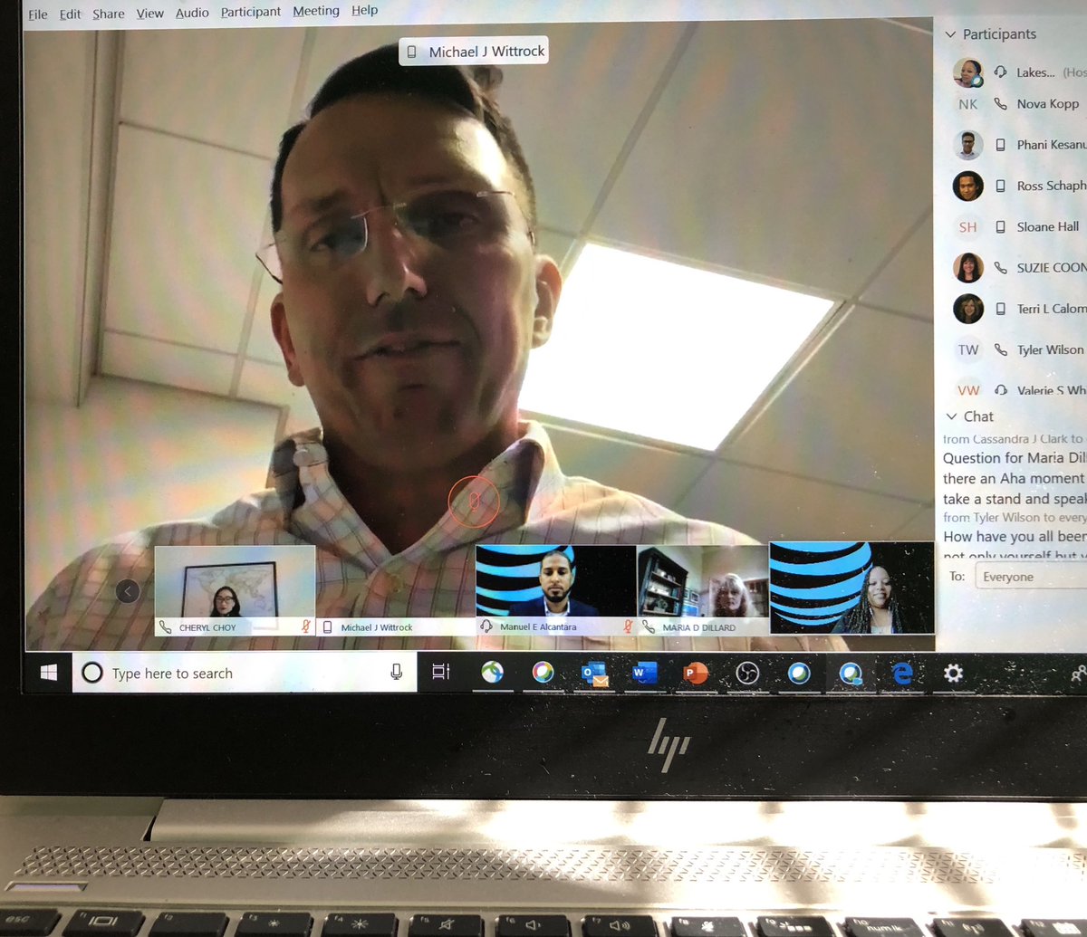 Had a great time hosting the Broadband &amp; Video Breakout (Rick Welday) and Leaders.  Truly an amazing time to hear from great leaders.  #2020MDPLife @Urs1ATT #ittakesTU