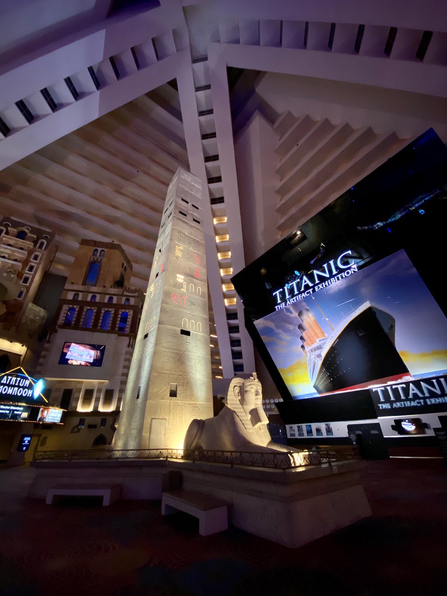  @LuxorLV. Instead of tearing this down, how about let’s bring back the boat ride  – bei  Luxor Hotel & Casino