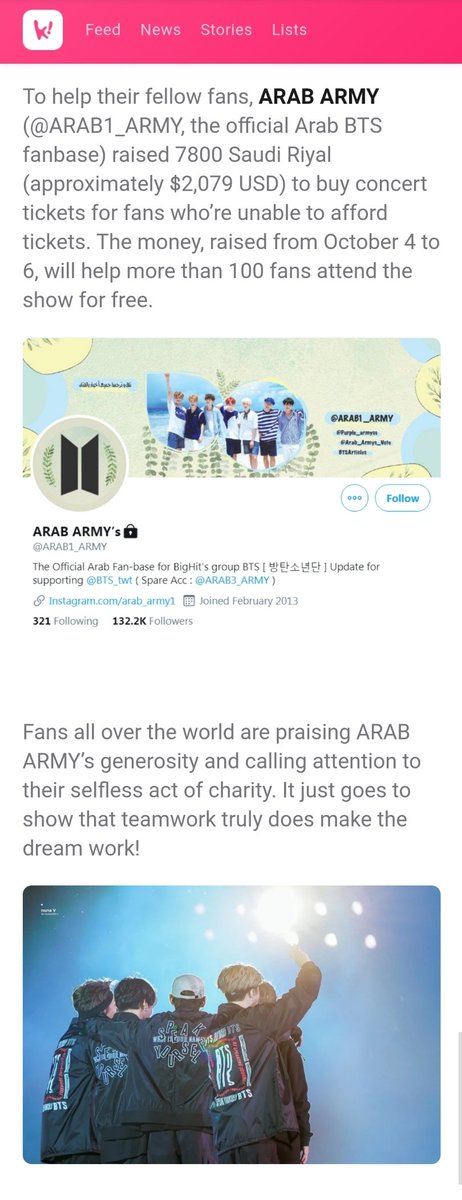 ARMYs have done similar things before, such as donating money to those who couldn't afford tickets to BTS' concert in Saudi. Thanks to fans' generosity, over 100 ARMYs got to go to the concert for free. Is this wrong too? If you're poor, should you never enjoy luxuries?+