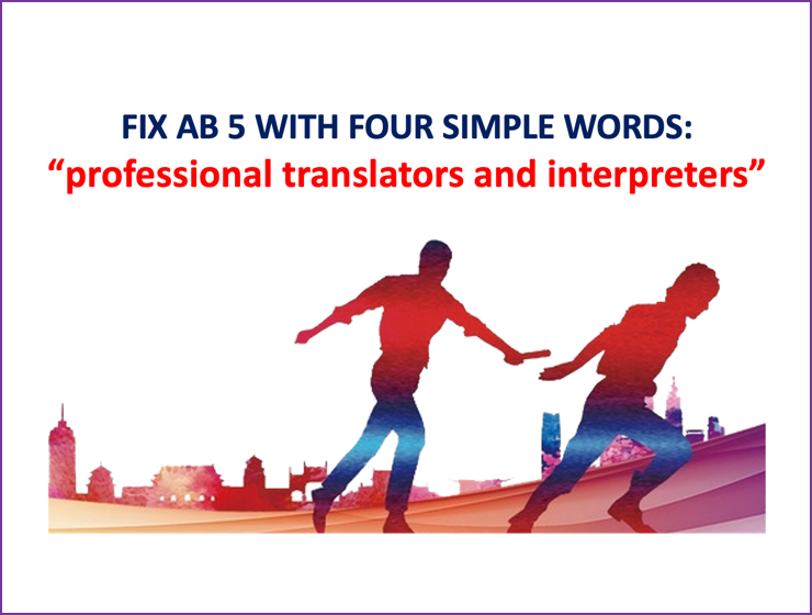 InterpAmerica's tweet photo. FOR CALIFORNIA LANGUAGE PROFESSIONALS!
We are at the finish line! #california #1nt and #xl8 it's time to act. Read our latest blog to find out how! #fixab5 #ab1850 @co_ptic @LorenaAD80 @SenatorBorgeas 

https://t.co/afU9Q7abrx https://t.co/rZeN4fLVuj