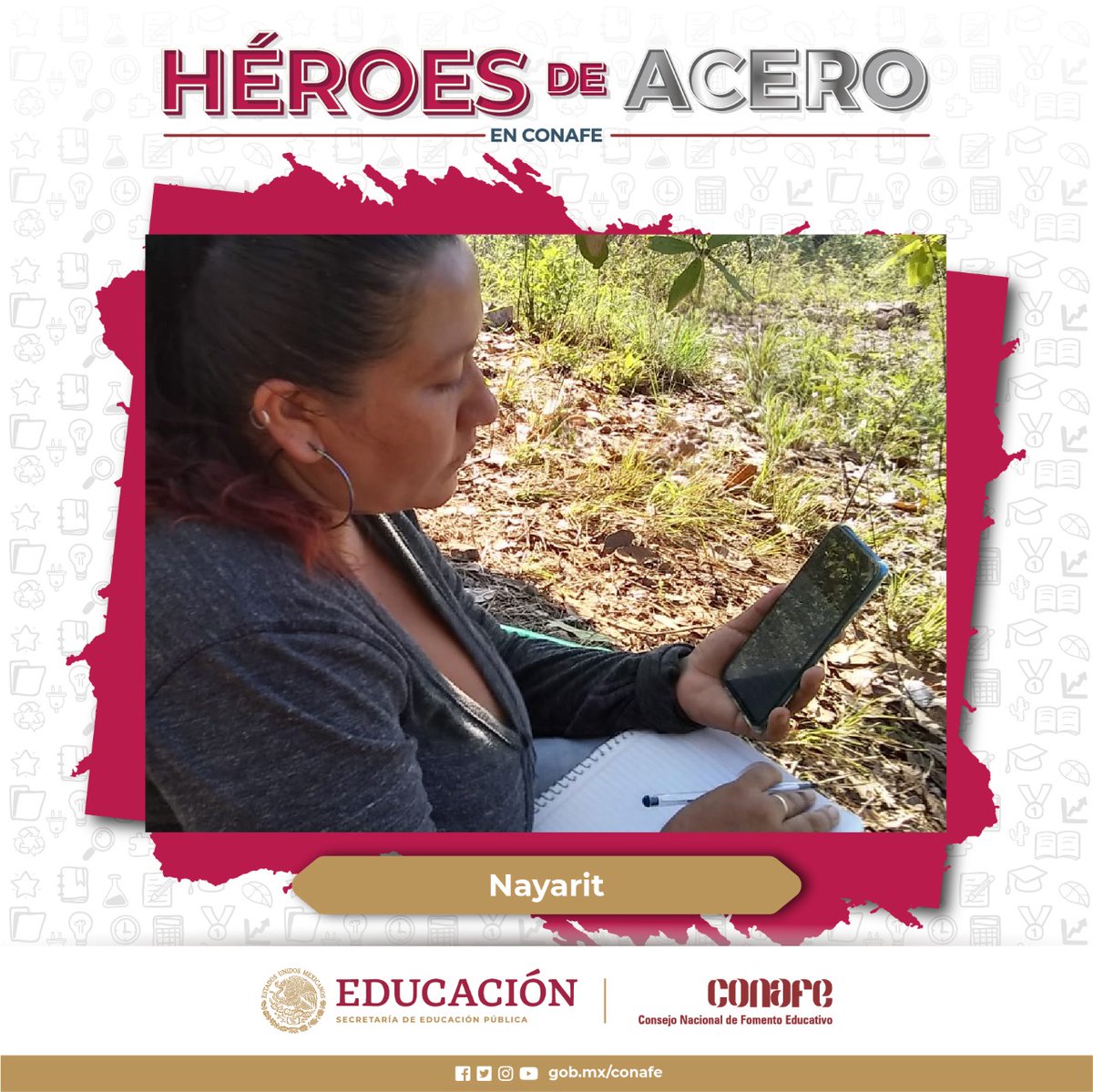 CONAFE_mx's tweet photo. Gracias a nuestros aspirantes a LEC de Nayarit por capacitarse para llevar educación a donde nadie más se atreve.
#SeminarioHéroesDeAcero https://t.co/7K2xOJCO6C