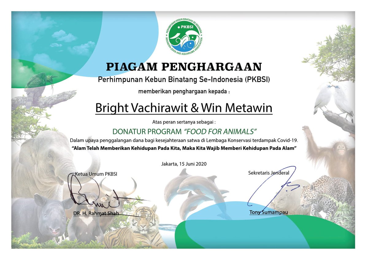 MetawinID's tweet image. Because Bright said we don&apos;t need to spend a lot of money on billboard or naming a star after him. Just do something good and beneficial for others. So I did 3 donations on behalf of BrightWin, not much, but they inspired me to do good for the society. 🤍💚

#BrightInspiresUs