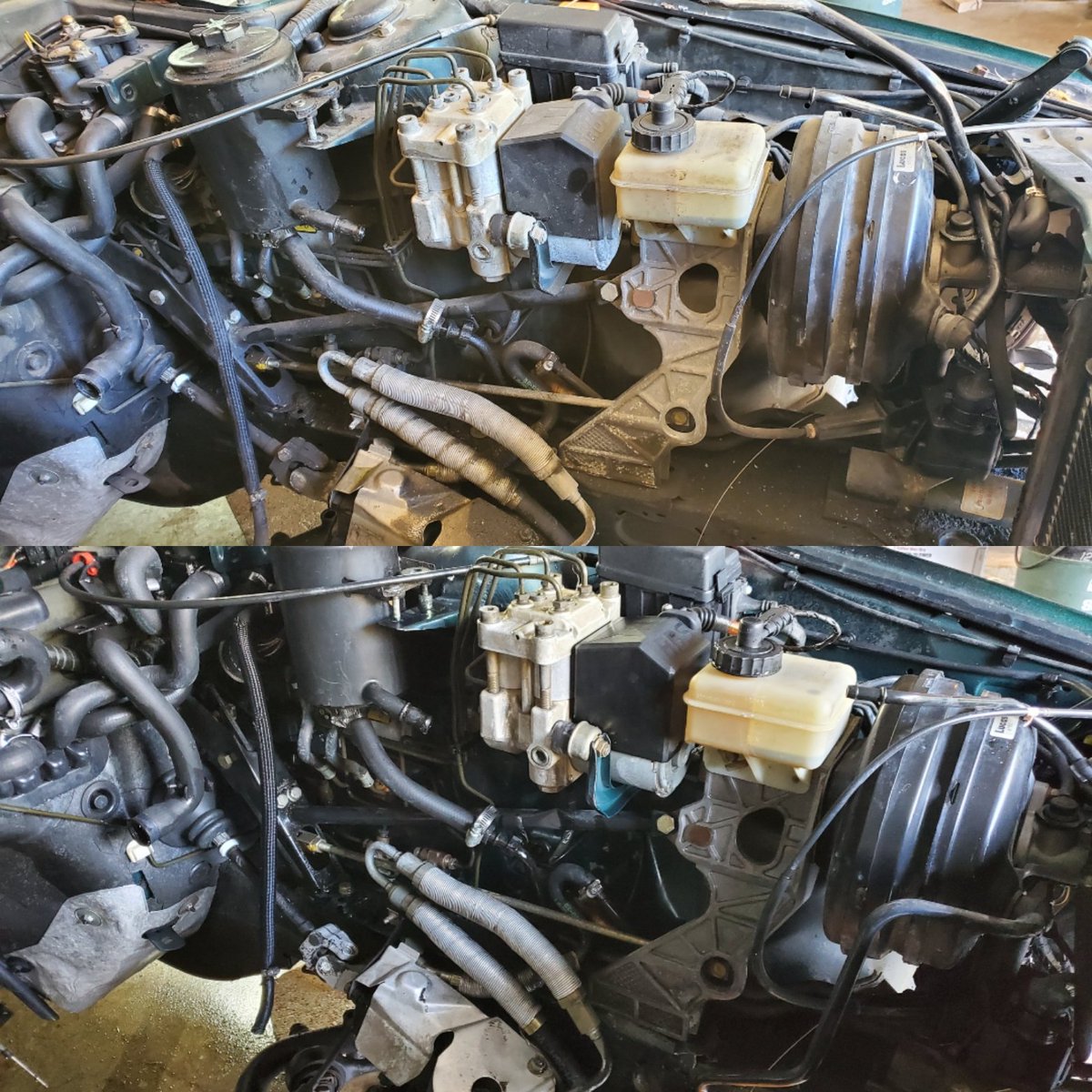 Cleaned the engine bay today in preparation to drop the new engine in tomorrow. Mixture of pressure washing and steam. I cover this process in this DIY: http://www.mandbdetailing.com/diy/2018/6/21/cleaning-your-engine-bay