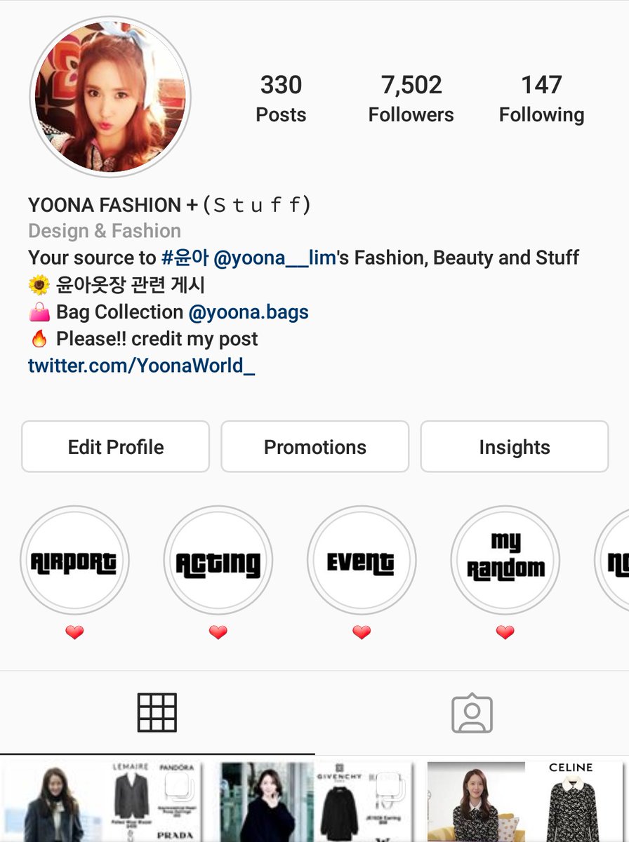 YoonaWorld_'s tweet photo. [Aʟʟ Aʙᴏᴜᴛ Yᴏᴏɴᴀ]

OMG!! Thanks for 7.5K+ Follower 🤗

Do ʏᴏᴜ ᴡᴀɴᴛ ᴛᴏ ᴋɴᴏᴡ ᴀʙᴏᴜᴛ ʏᴏᴏɴᴀ sᴛʏʟᴇ/sᴛᴜғғ/ʙᴀɢ??

Pʟᴇᴀsᴇ!! Fᴏʟʟᴏᴡ ᴍʏ ɪɴsᴛᴀɢʀᴀᴍ @/styleofyoona
@/yoona.bags

https://t.co/cC0jlfSGjn https://t.co/z07uw3wqHD