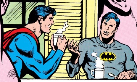 expectation: batman vs superman

reality: batman and superman being bfs and going out on coffee dates 