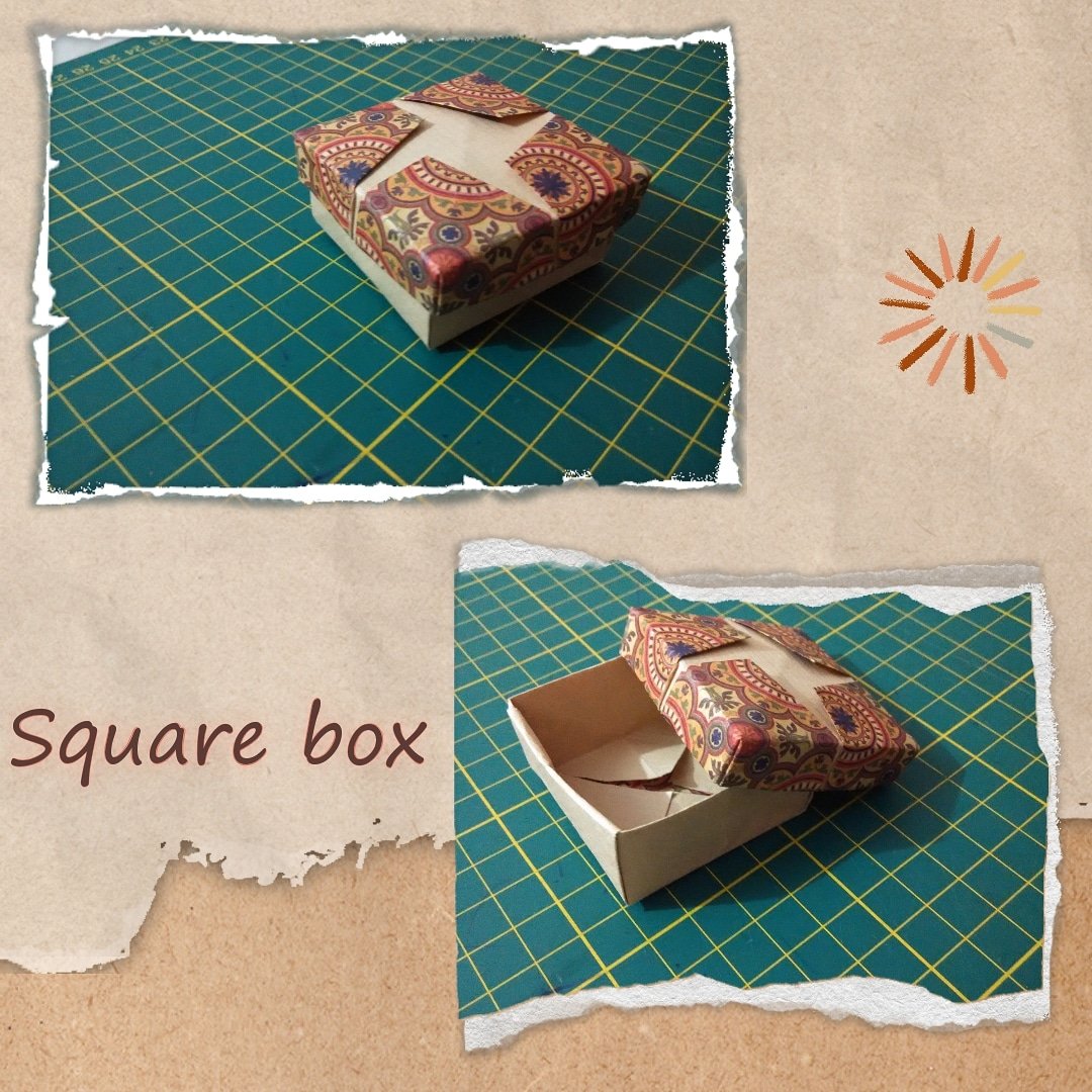 origamihemu's tweet photo. Square paper box 

#giftbox #paperfolding #origami #diybox #paperart

@BritishOrigami @ancellasimoes @OrigamiFans @DrLizzieBurns https://t.co/mkMOeNs5YV
