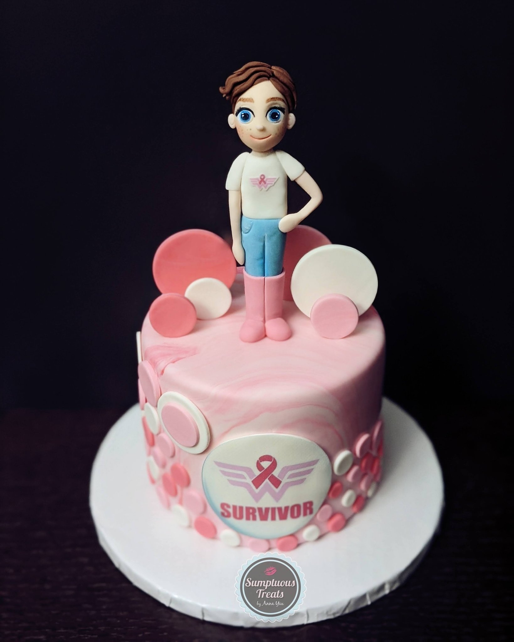 Everything Iced Cakes & Creamery - Breast Cancer Awareness Boob Cake  #breastcancerawareness #everythingicedknoxville