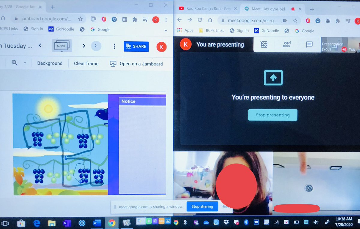 ms_darr's tweet photo. We used Jamboard to show each other our counting strategies.  Jamboard has changed the way I deliver virtual instruction ❤️ https://t.co/4vXhFnTVSb
