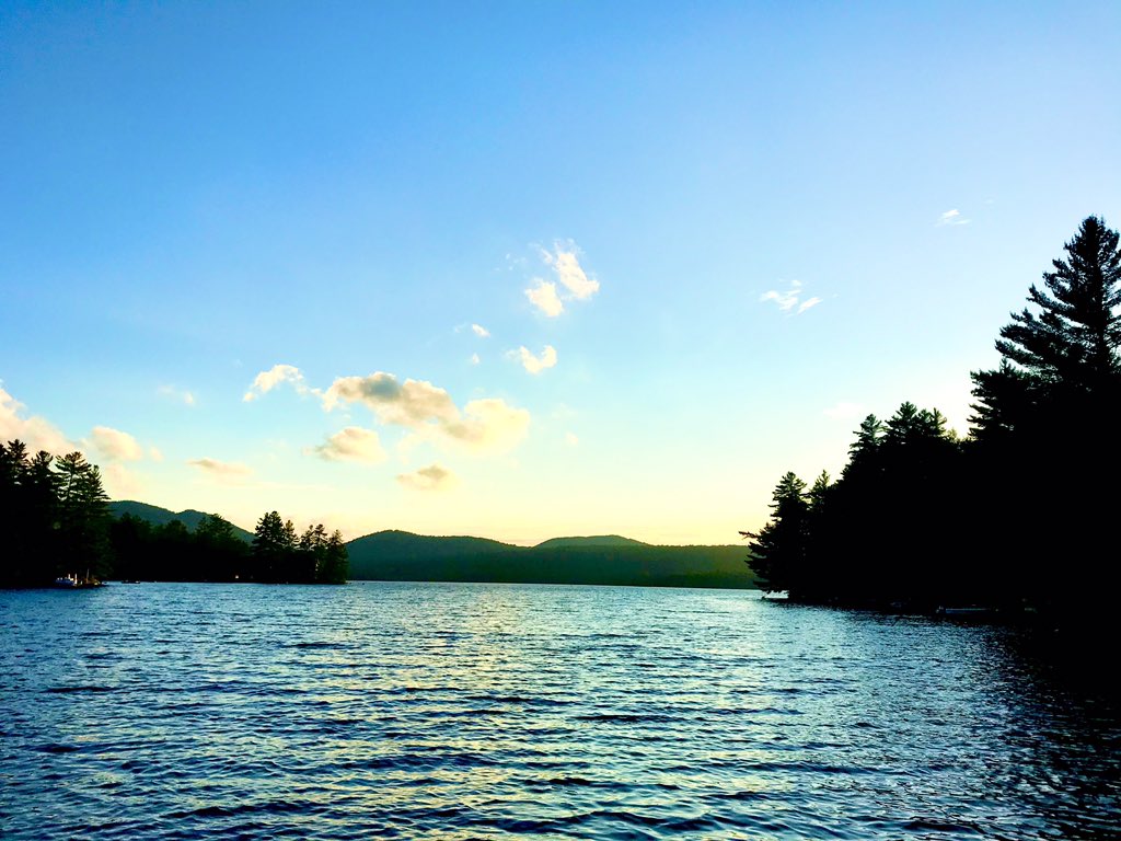 RPCarney's tweet photo. Hard to find a more beautiful place than the middle of the #Adirondack mountains. #LakeEaton #ADK #imnotcominghome https://t.co/hZs6xq7lX0