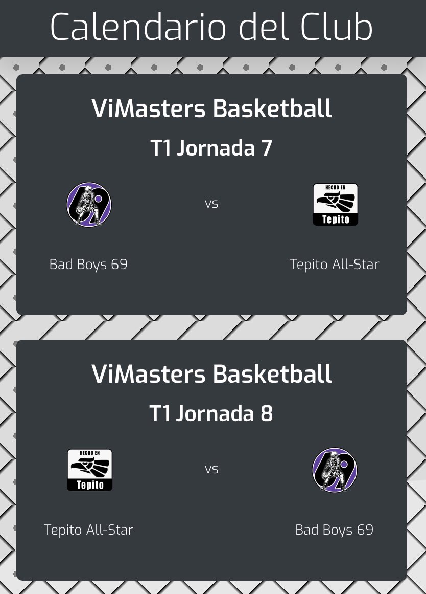 Estrellas_69's tweet image. Esta noche continuamos en liga #ViMasters @NBA2K ⛹🏻

Starting 5

PG: @MexicanoR7 
SG: Maksiim l26l
SF: @a_avila95 
PF: @Kike_sacra 
C: @VictorMSilvaA 

#BadBoys69 ✨